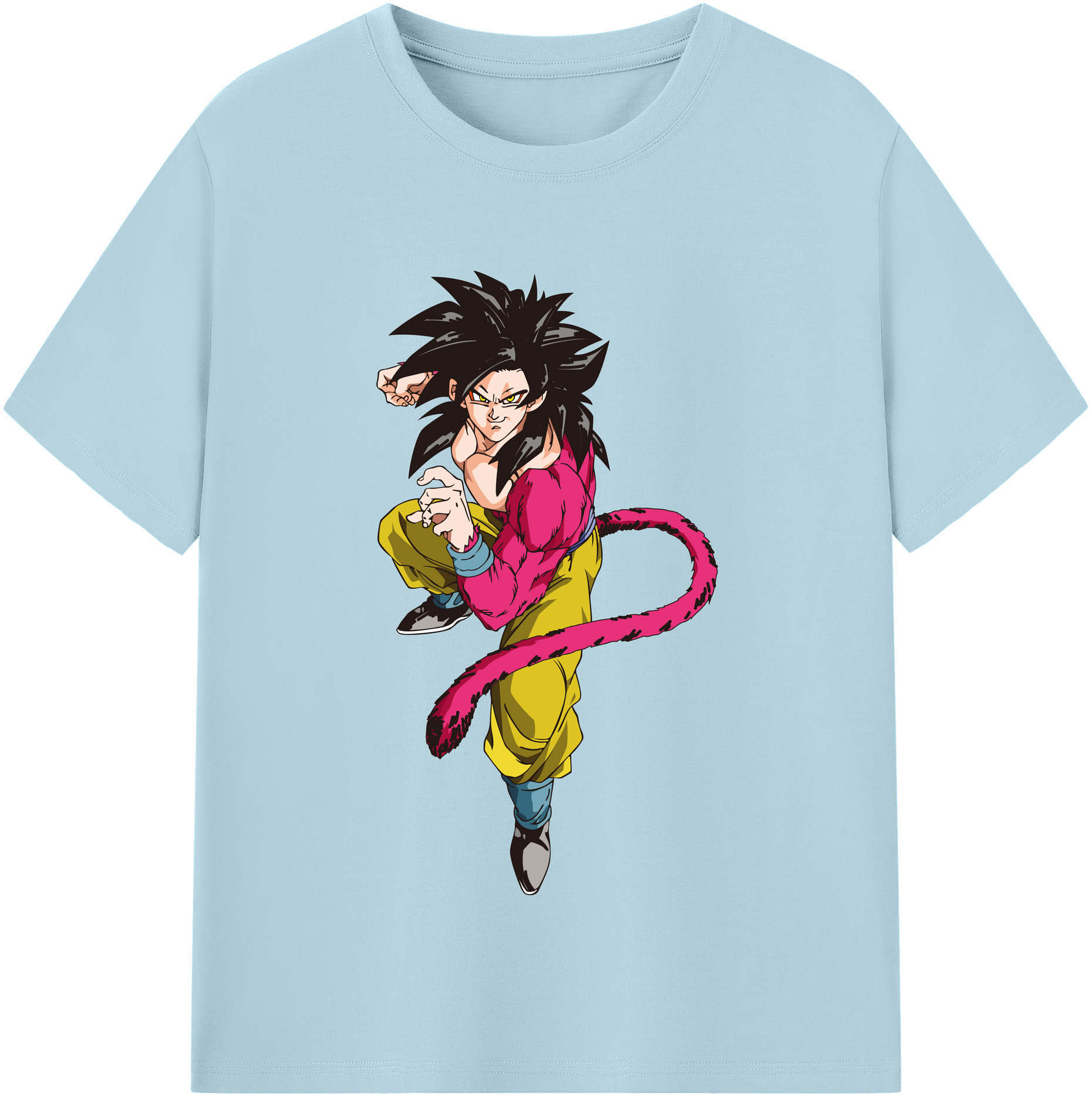 （画像用） ドラゴンボール 孫悟空（そん ごくう）Son Goku カカロット DRAGON BALL Kakarotto 綿100％半袖Tシャツ（フロントプリント）